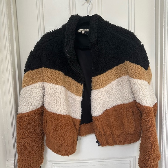 Cropped Teddy Coat - Picture 1 of 3